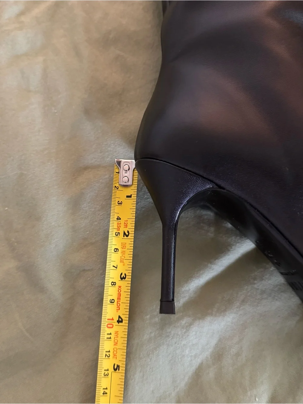 New STAUD Sebastian Black Leather Over The Knee Boots $895 Size EU 39 US 9